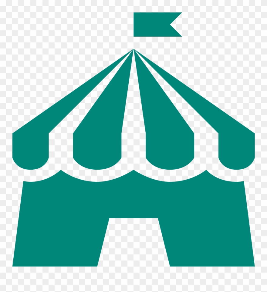Circus Tent Icon 880x964 Circus Tent Icon