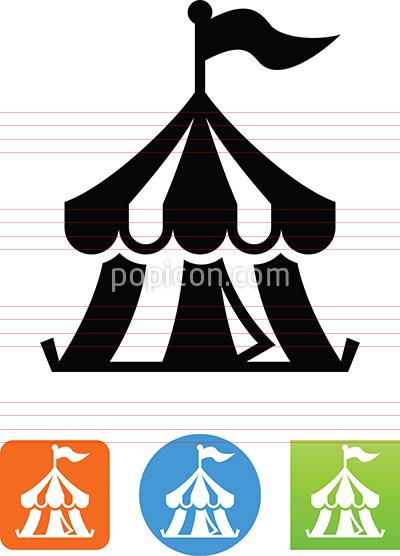 Circus Tent Icon 400x556 Circus Tent Icon