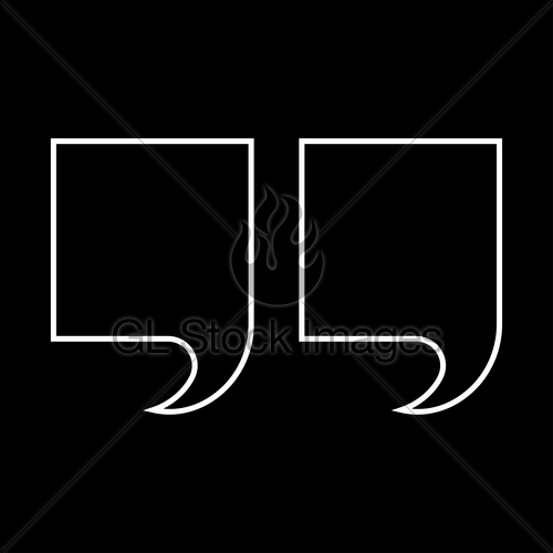 500x500 Citation Icon Gl Stock Images