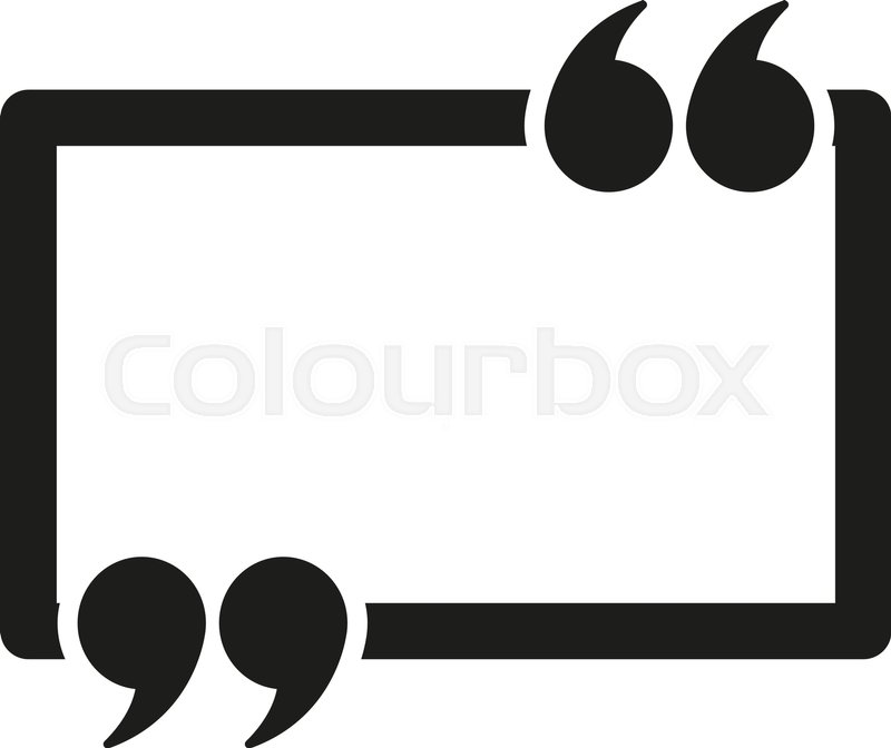 800x672 The Quotation Mark Speech Bubble Icon Stock Vector Colourbox