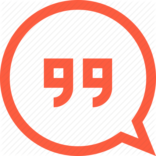 512x512 Bubble, Chat, Citation, Excerption, Message, Quote, Speech Icon