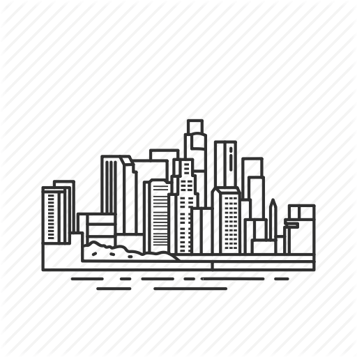 512x512 Building, California, City, Famous City, Famous Skyline, Los