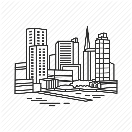 512x512 Building, California, City, Famous City, Famous Skyline, San