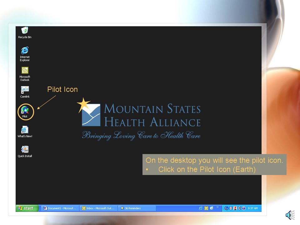 960x720 Citrix Roaming Session On The Desktop You Will See The Pilot Icon
