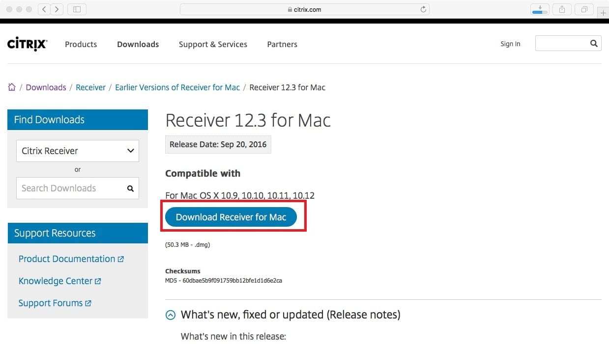 1239x701 How To Installconfigure Citrix Receiver On A Mac Nystrom