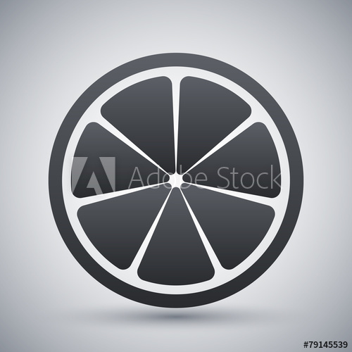 500x500 Vector Citrus Icon