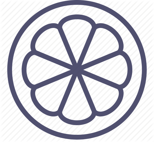 512x472 Citrus, Food, Fruit, Lemon, Slice Icon