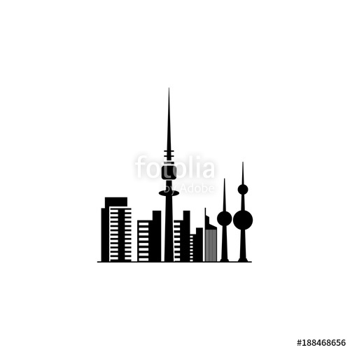500x500 Cityscape Icon Element Of Beautiful City Landscape Icons Premium