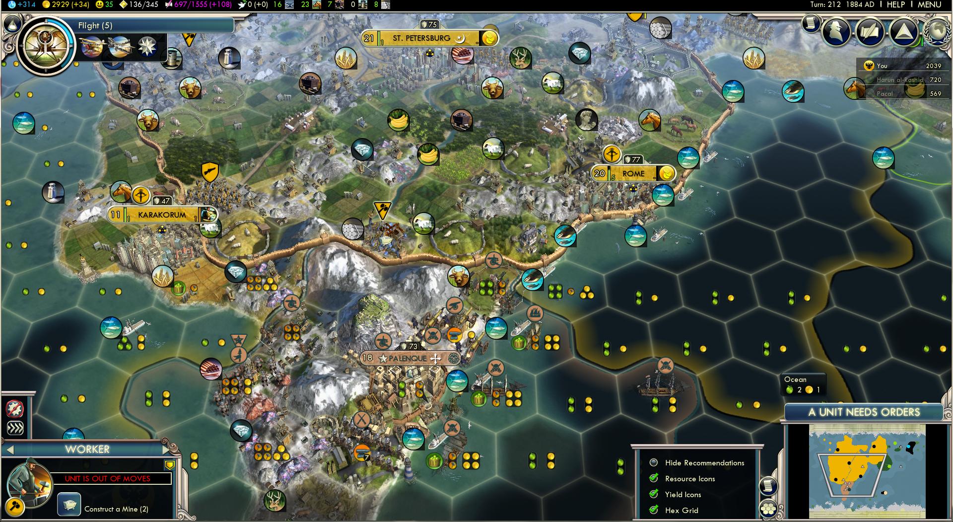 Yield Icons Disappearing, How Do I Fix Civ 1920x1051 Yield Icons Disappearing, How Do I Fix Civ