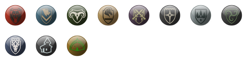 800x200 Tes V Skyrim Mapscenario + Civilization Icons