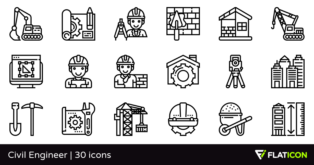 1200x630 Civil Engineer Free Icons
