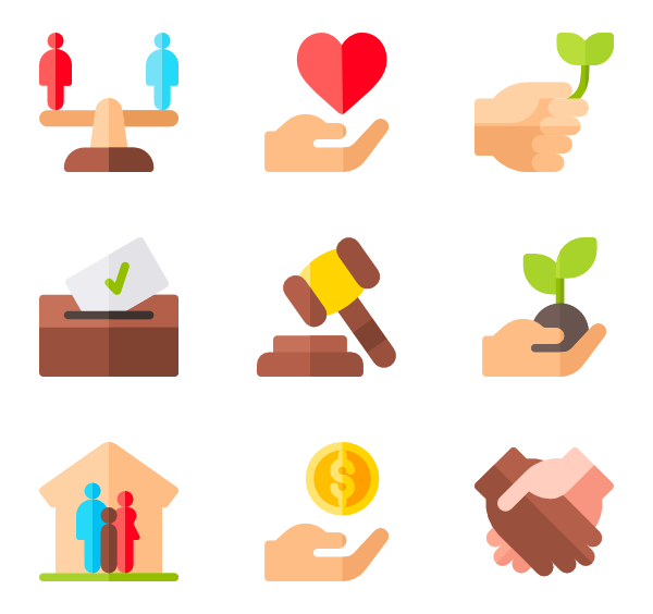 600x564 Civil Right Icons