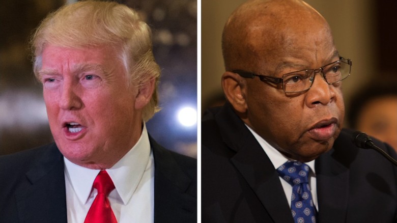 780x438 Donald Trump Rips 'all Talk,' 'no Action' Civil Rights Icon John