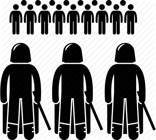 512x460 Civil War, Guard, Police, Protest, Protester, Rebel, Riot Icon