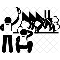 256x256 Civil War Icon Of Glyph Style