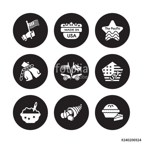 500x500 Vector Icon Set Patriotic, Made In Usa, Porridge, Sticker