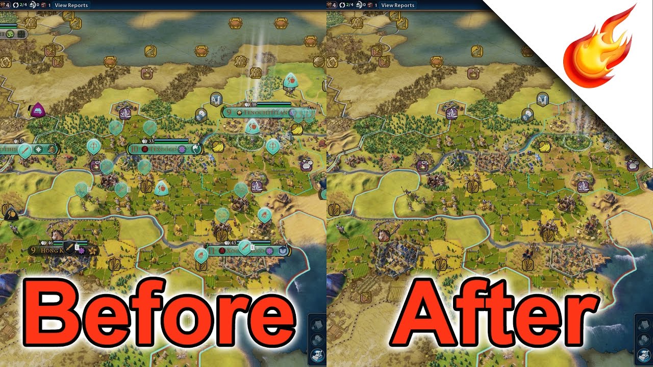 1280x720 Turn Off Unit Map Icons In Civilization Vi