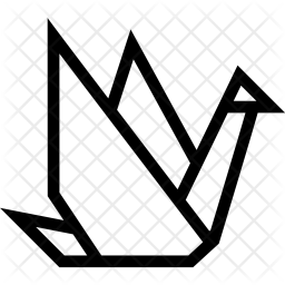 256x256 Origami, Culture, Civilization, Country, Attribute Icon Of Line