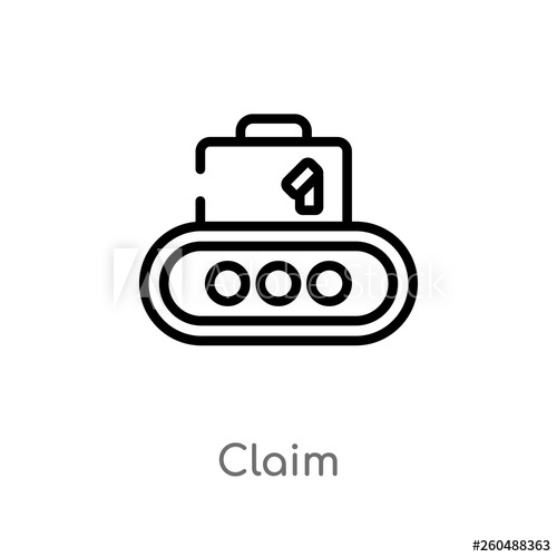 Outline Claim Vector Icon Isolated Black Simple Line Element 500x500 Outline Claim Vector Icon Isolated Black Simple Line Element