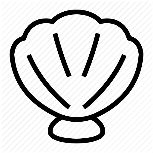 512x512 Clam, Drinks, Food, Seafood, Shell Icon