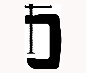 300x257 Clamp Icon Sticker Tool Box Chest Vinyl Decal Work Hand Tools Vice