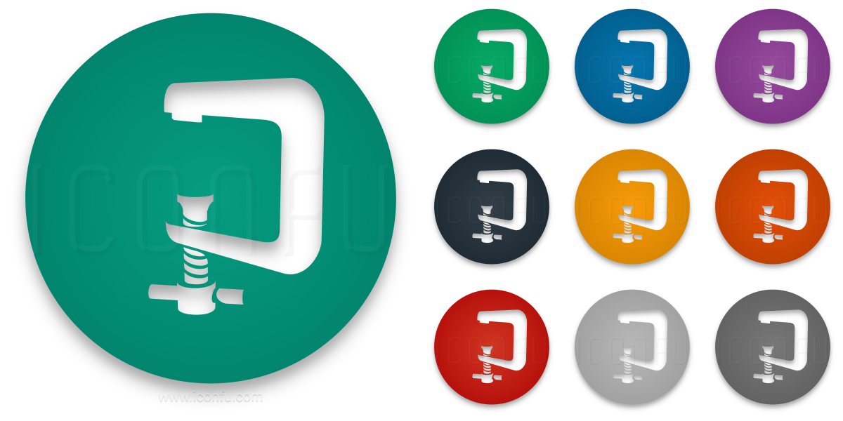 1200x600 C Clamp Icon