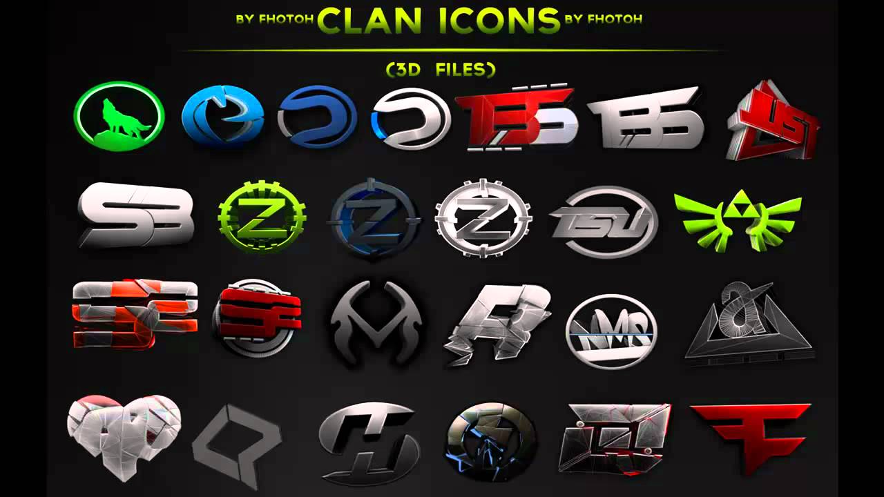 1280x720 Clan Icon Pack
