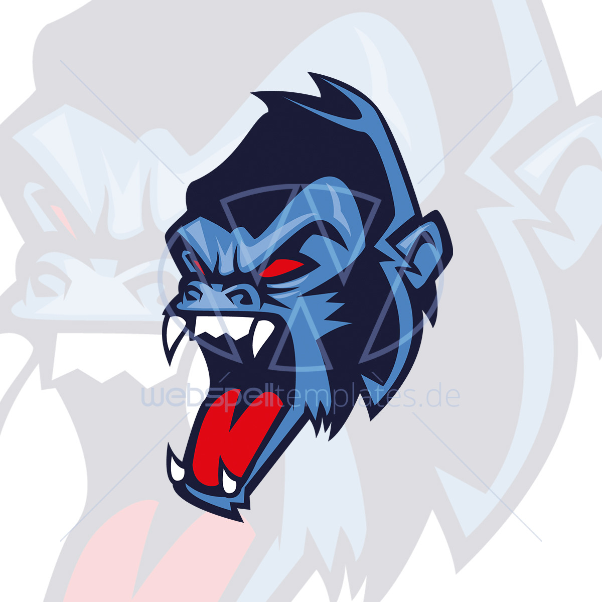 1200x1200 Webspell Templatesvector Gorilla Clan Logo