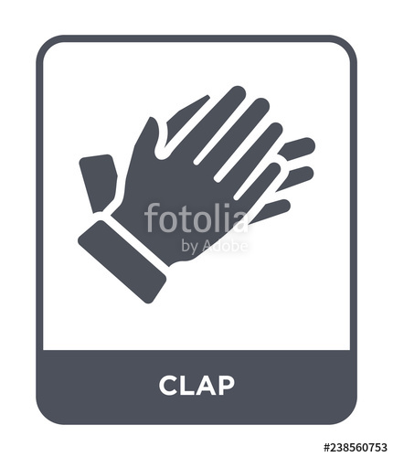 430x500 Clap Icon Vector Stock Image And Royalty Free Vector
