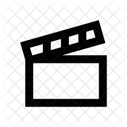 256x256 Clapboard Icon Of Line Style