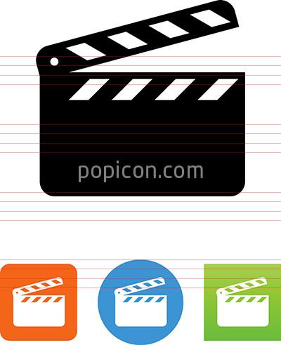 400x492 Movie Clapboard Icon