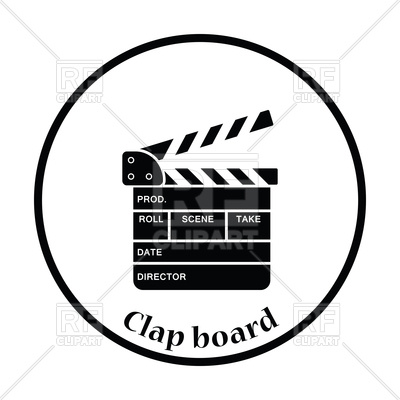 400x400 Movie Clap Board Icon Vector Image Of Icons And Emblems Angelp