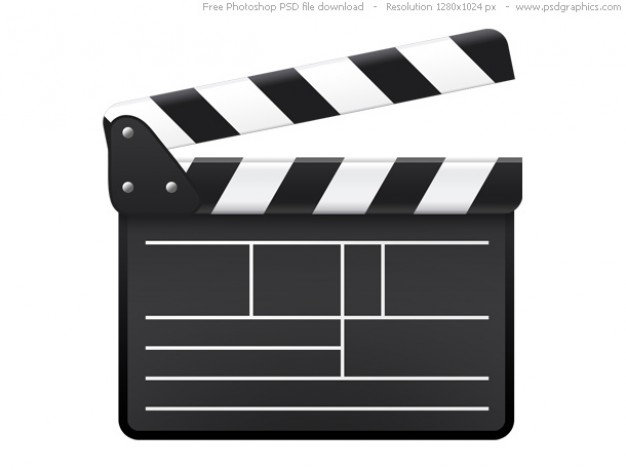 626x470 Movie Clapboard Icon Free Download