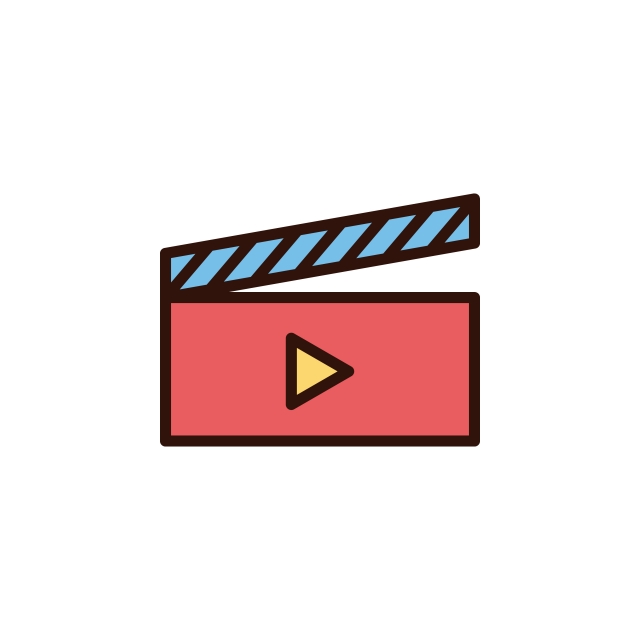 640x640 Clapper Icon Vector Illustration In Filled Style For Any Purpose