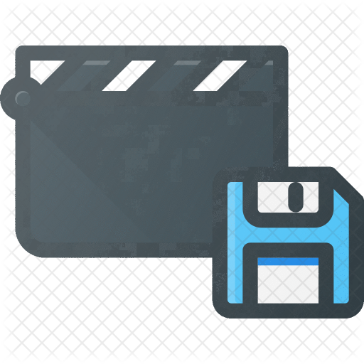 512x512 Clapper Icon Of Colored Outline Style