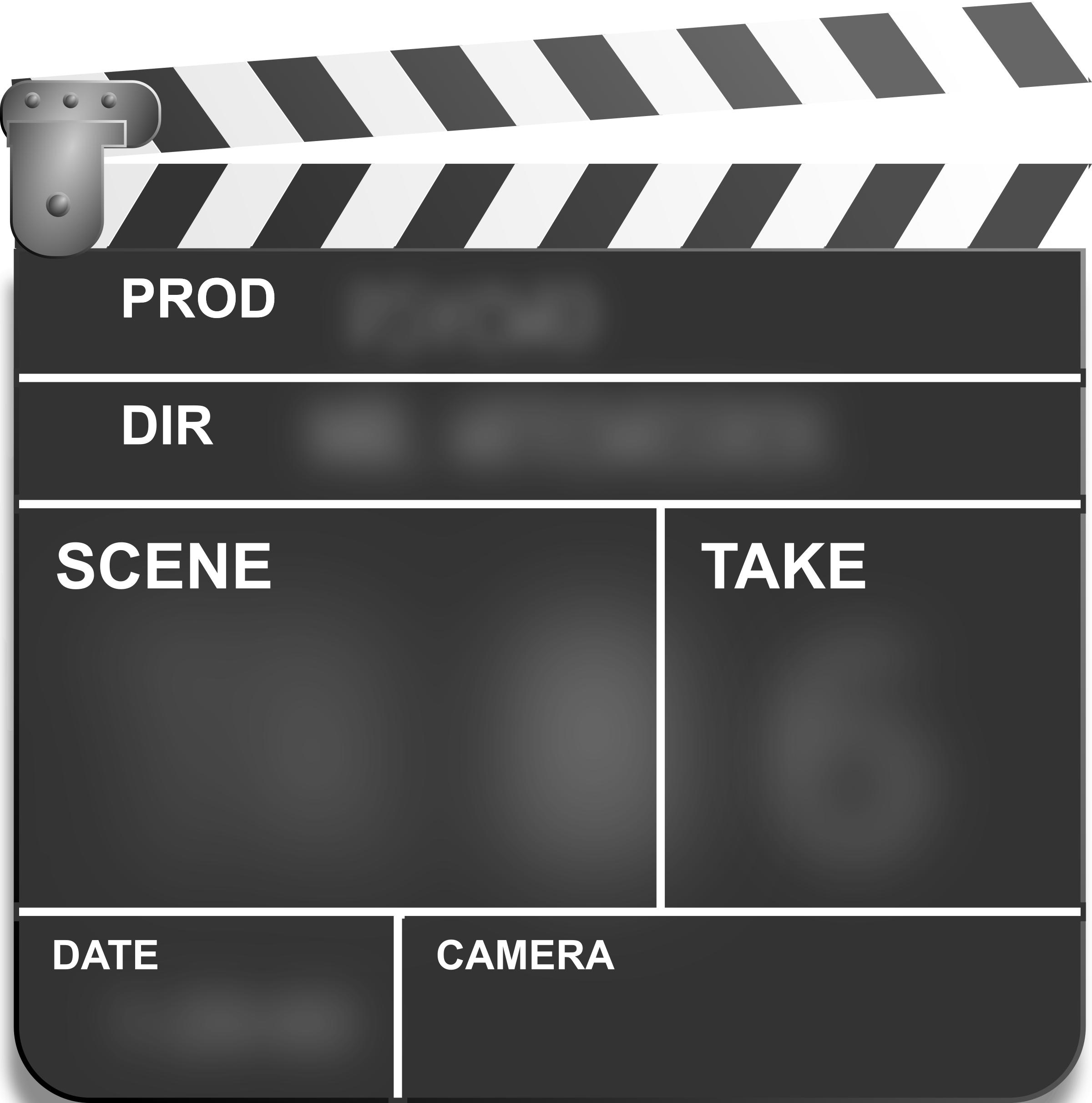 2400x2424 Motion Picture Film Slate Clapper Icons Png