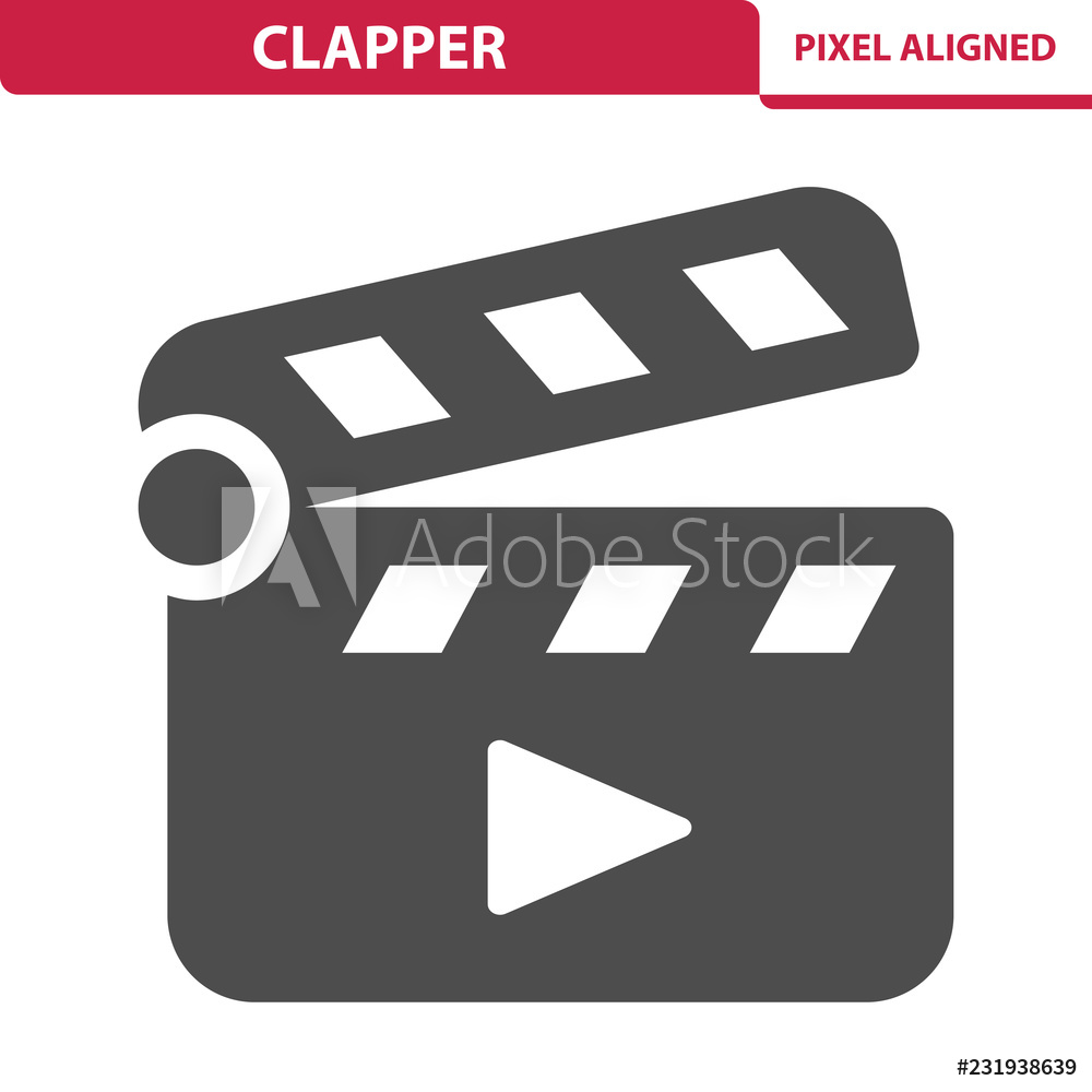 1000x1000 Photo Art Print Clapper Icon Europosters
