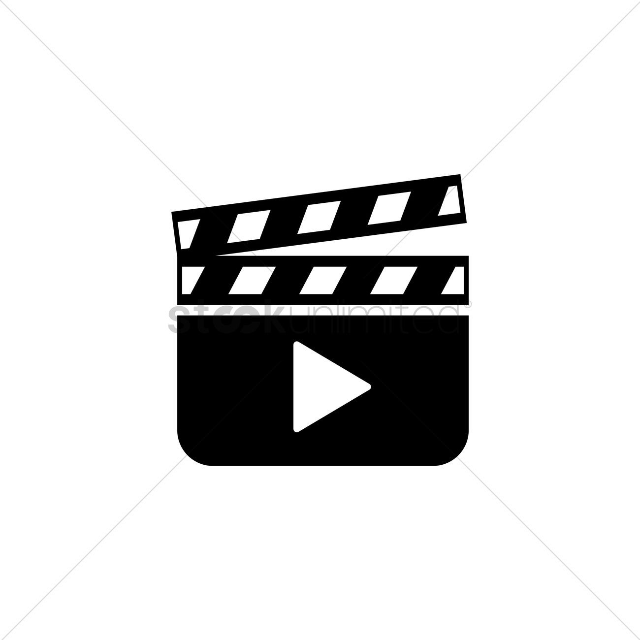 1300x1300 Clapperboard Icon Vector Image