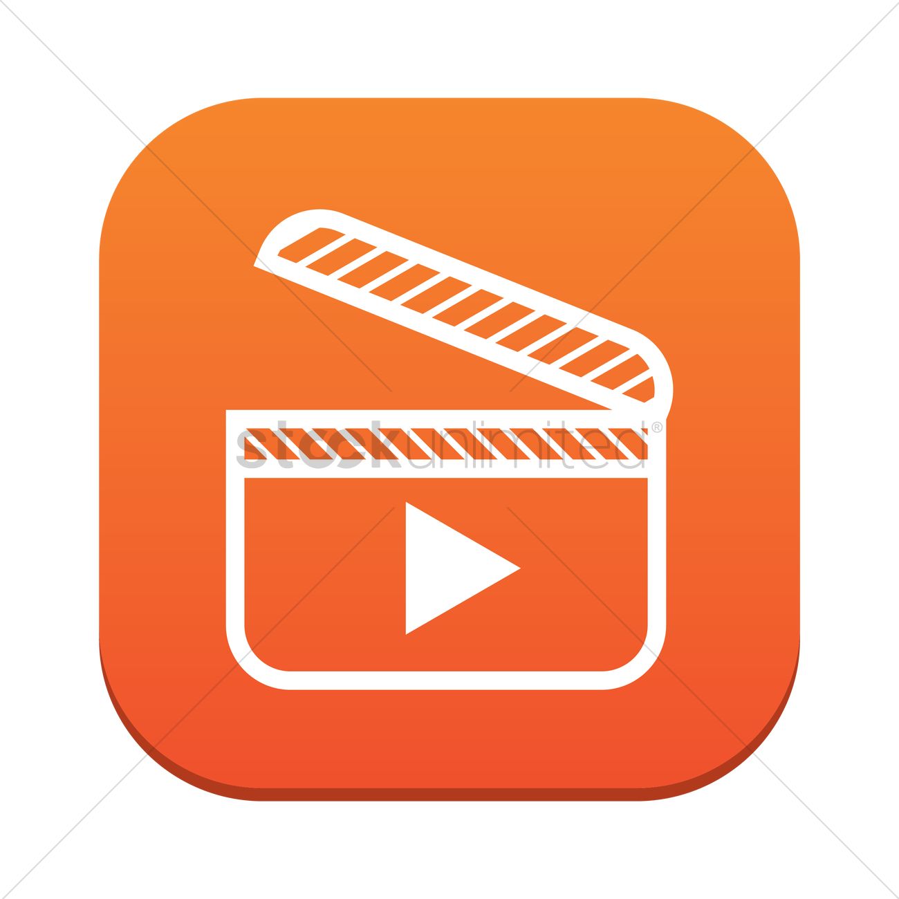 1300x1300 Clapperboard Icon Vector Image