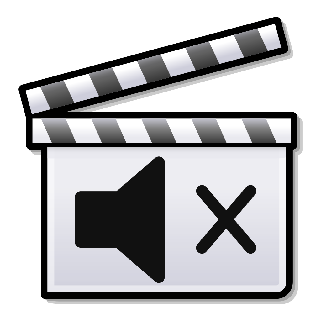 1024x1024 Filesilent Film Clapperboard Icon