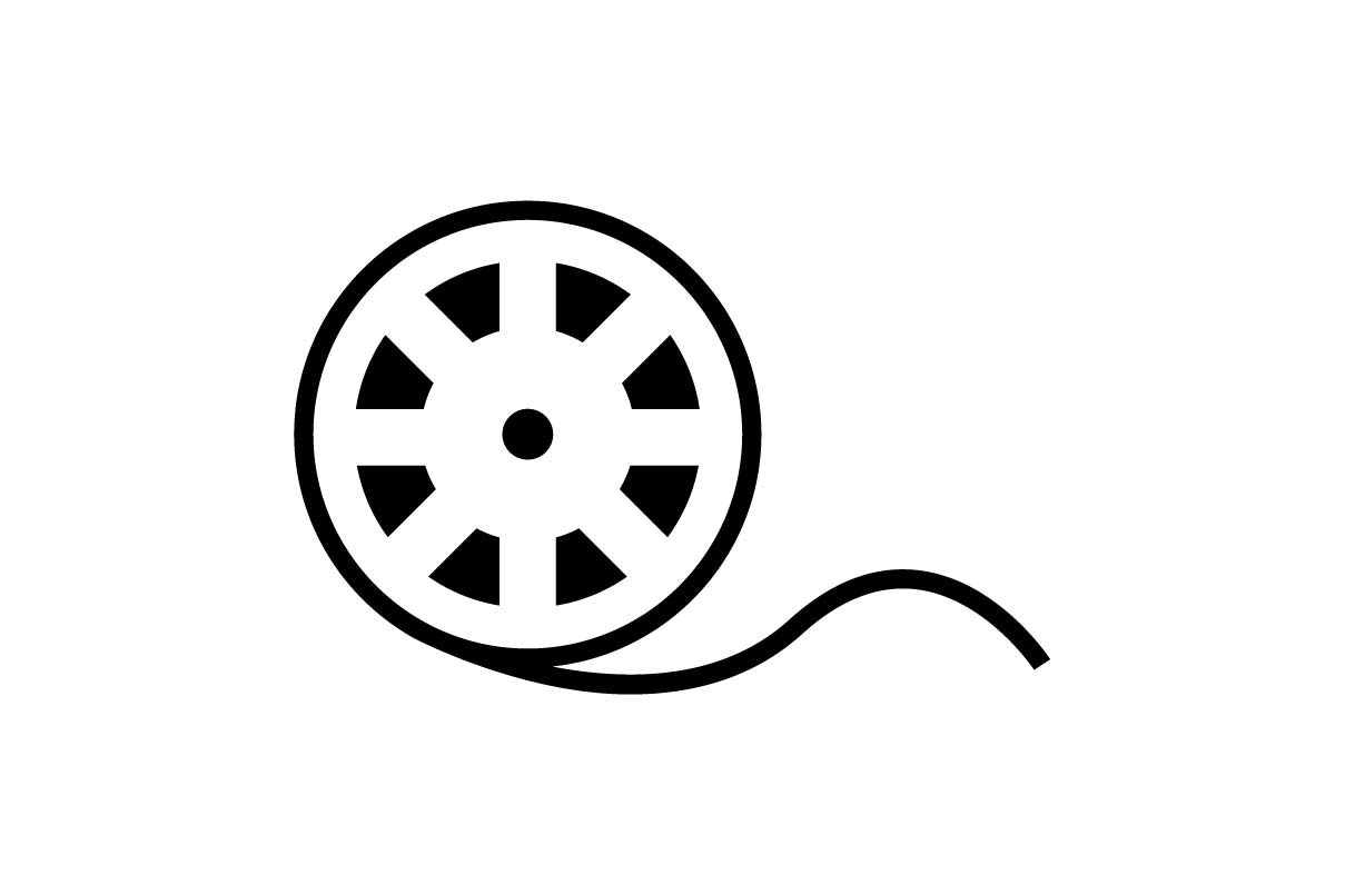 1209x805 Unique Clapperboard Icon Graphic