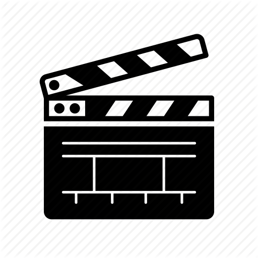 512x512 Clapperboard, Movie, Slate, Theater Icon