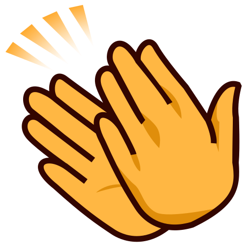 512x512 Clapping Hands Sign Emoji For Facebook, Email Sms Id