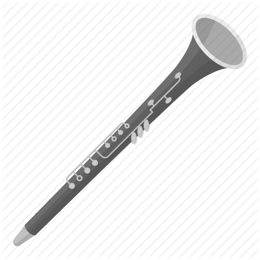 512x512 Clarinet, Instrument, Musical, Pipe, Wind Icon