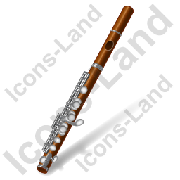 256x256 Clarinet Icon, Icons