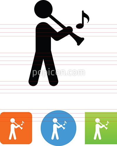 400x498 Clarinet Player Icon