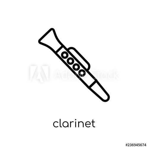 500x500 Clarinet Icon From Music Collection