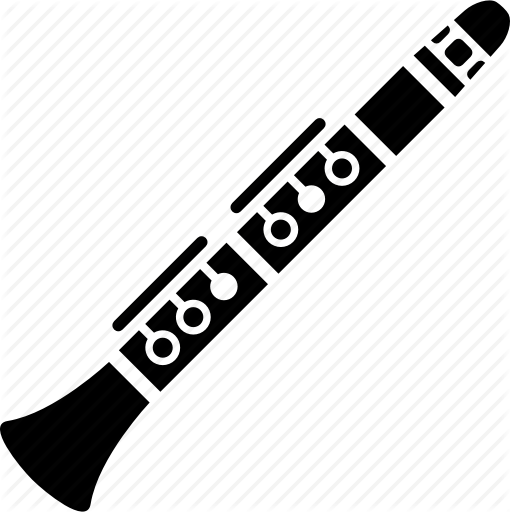 510x512 Band, Clarinet, Instrument, Marching, Music, Orchestra, Woodwind Icon