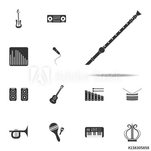500x500 Clarinet Icon Music Instruments Icons Universal Set For Web