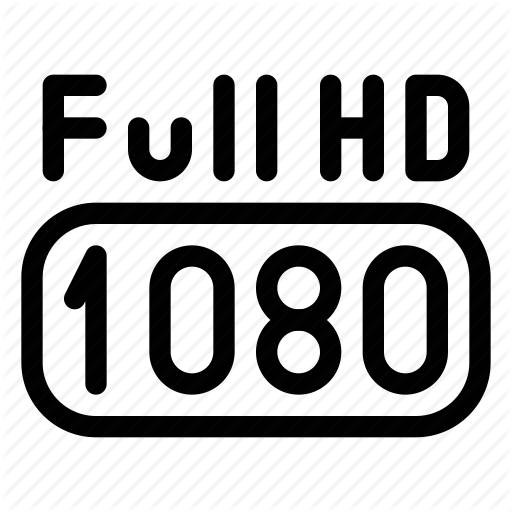 512x512 Clarity, Clear, Full, Hd, Line Icon, Video Icon